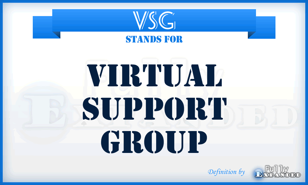 VSG - virtual support group