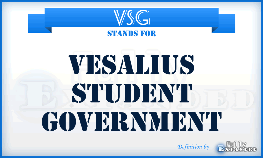 VSG - Vesalius Student Government
