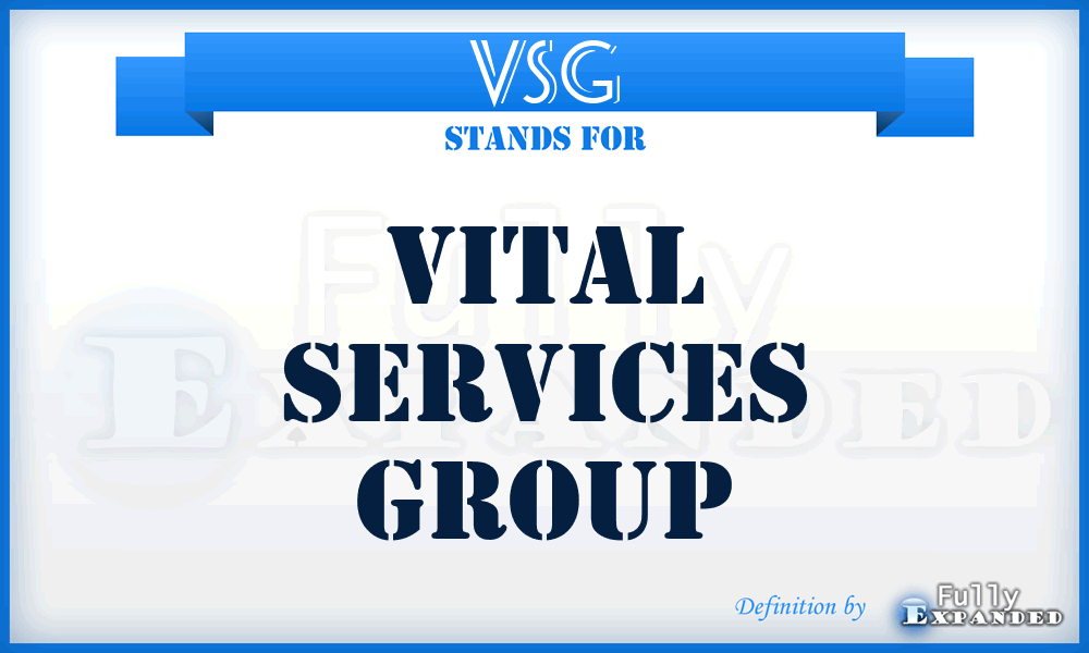 VSG - Vital Services Group