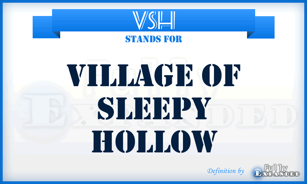 VSH - Village of Sleepy Hollow