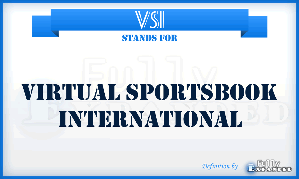 VSI - Virtual Sportsbook International