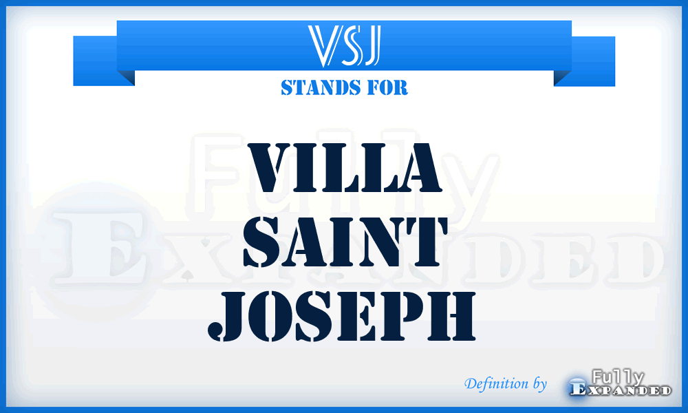 VSJ - Villa Saint Joseph
