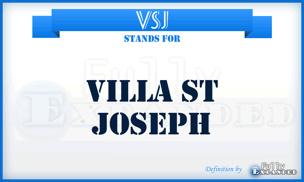 VSJ - Villa St Joseph