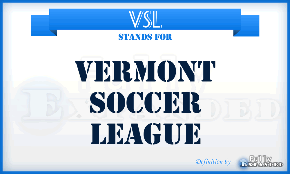 VSL - Vermont Soccer League