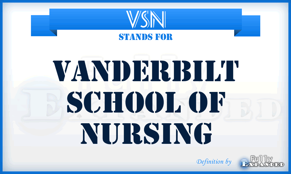 VSN - Vanderbilt School of Nursing