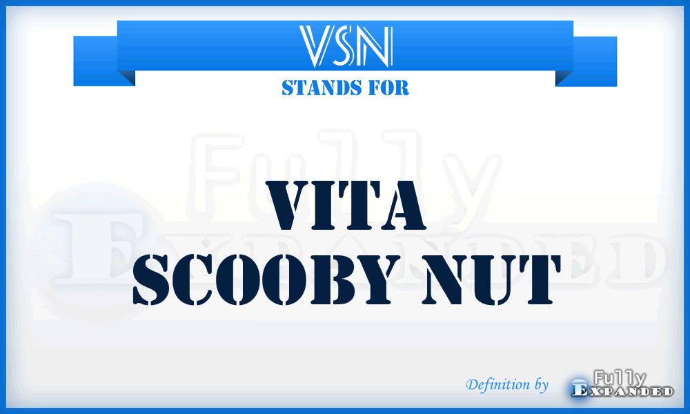 VSN - Vita Scooby Nut