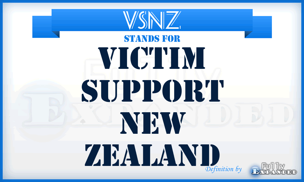 VSNZ - Victim Support New Zealand