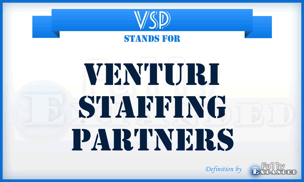 VSP - Venturi Staffing Partners