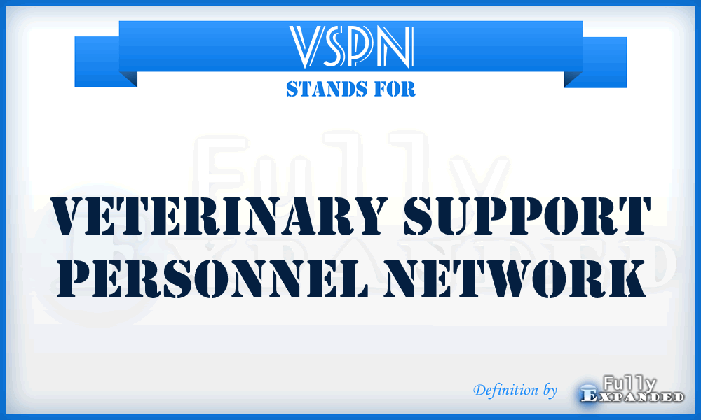 VSPN - Veterinary Support Personnel Network