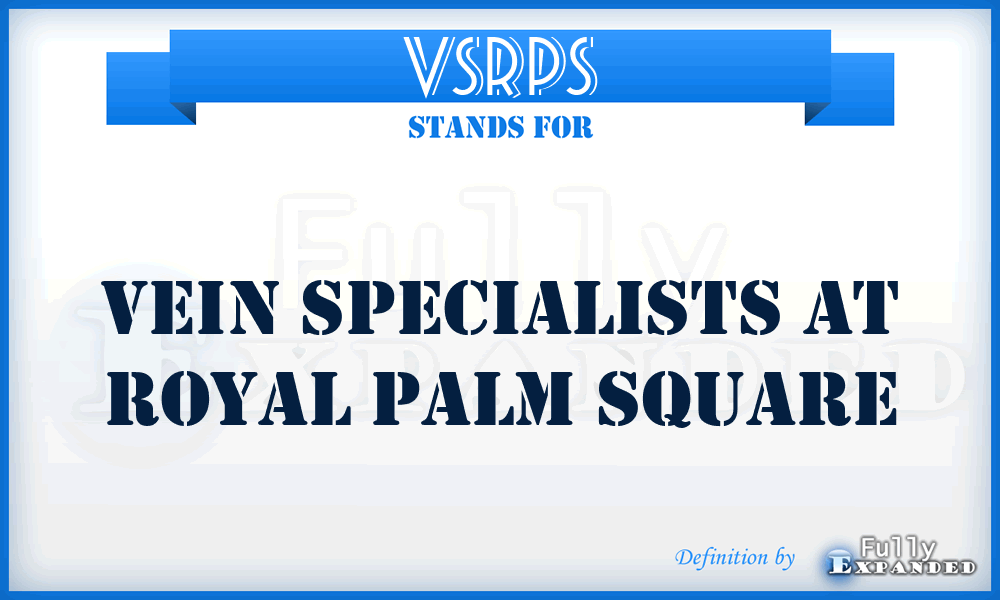 VSRPS - Vein Specialists at Royal Palm Square