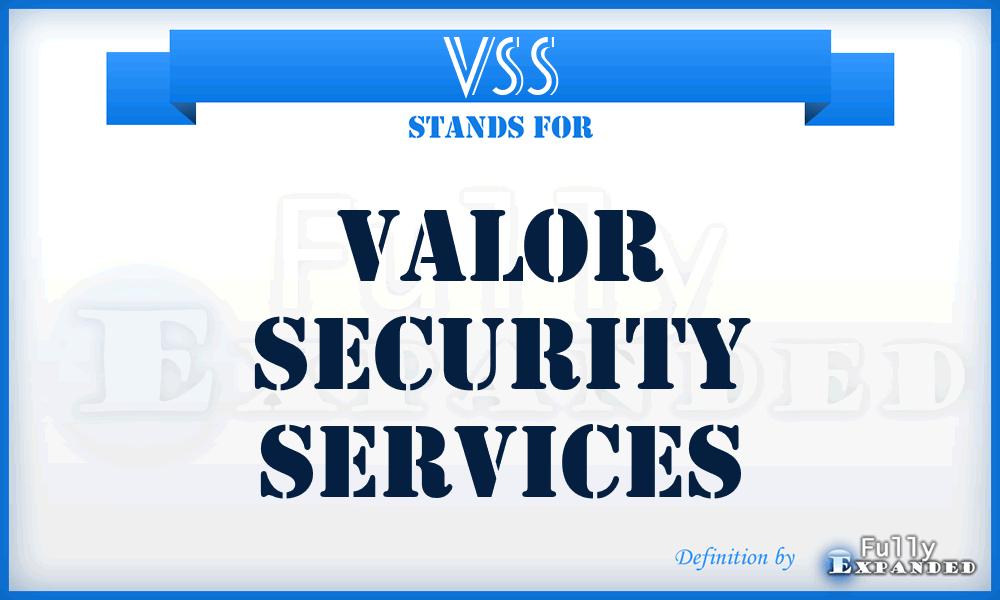 VSS - Valor Security Services