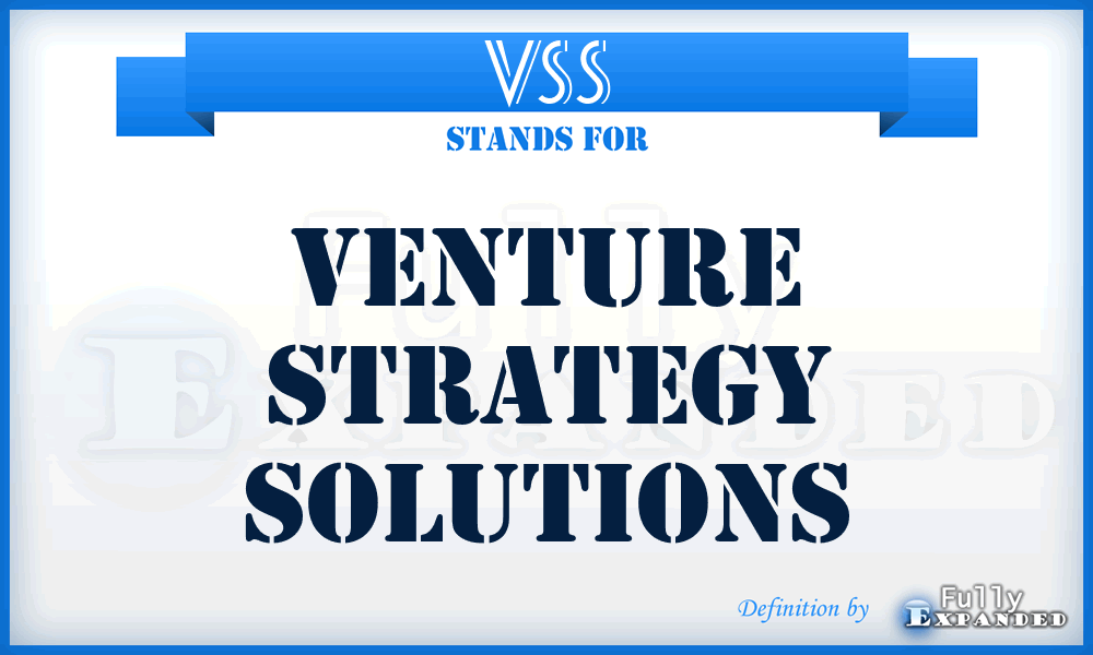 VSS - Venture Strategy Solutions