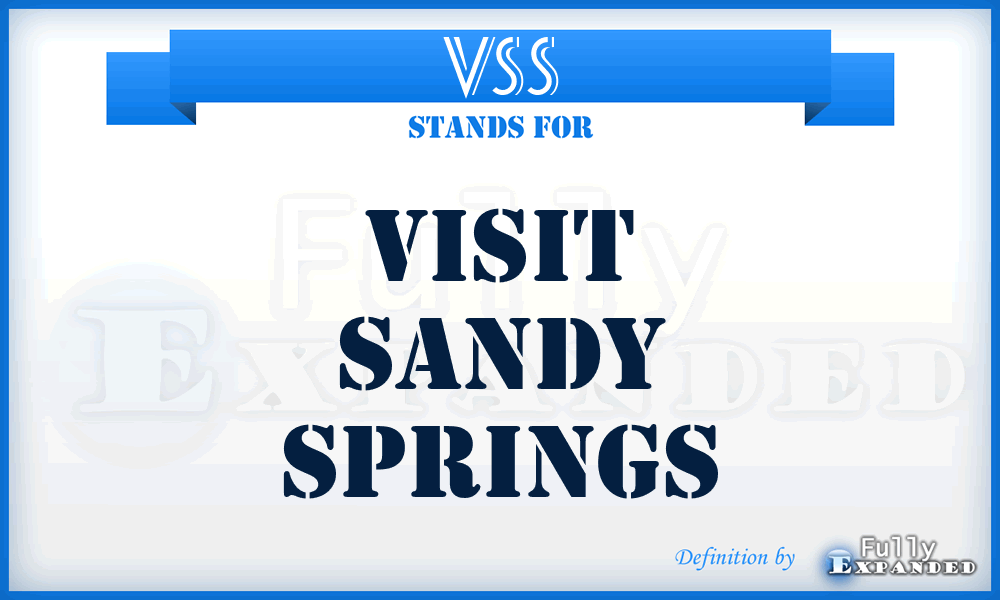 VSS - Visit Sandy Springs