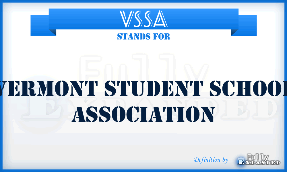 VSSA - Vermont Student School Association