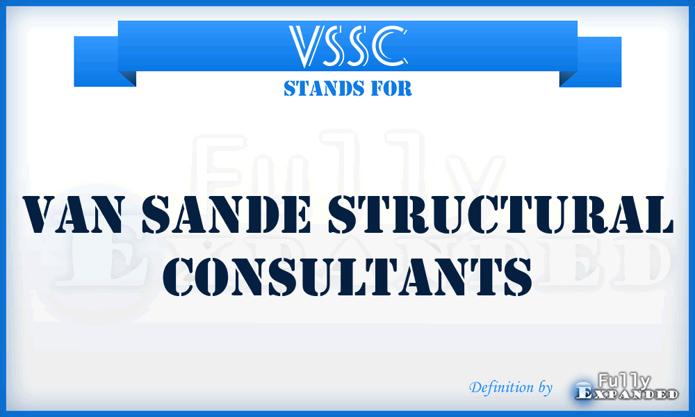 VSSC - Van Sande Structural Consultants