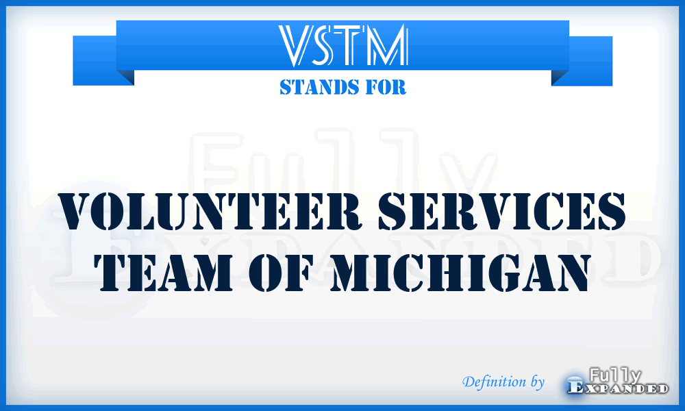 VSTM - Volunteer Services Team of Michigan