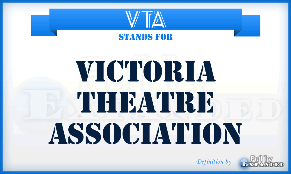 VTA - Victoria Theatre Association