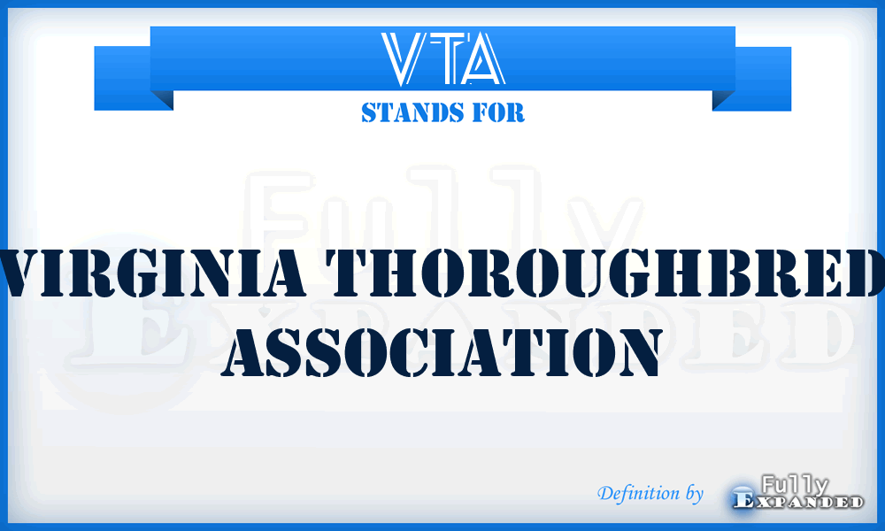 VTA - Virginia Thoroughbred Association