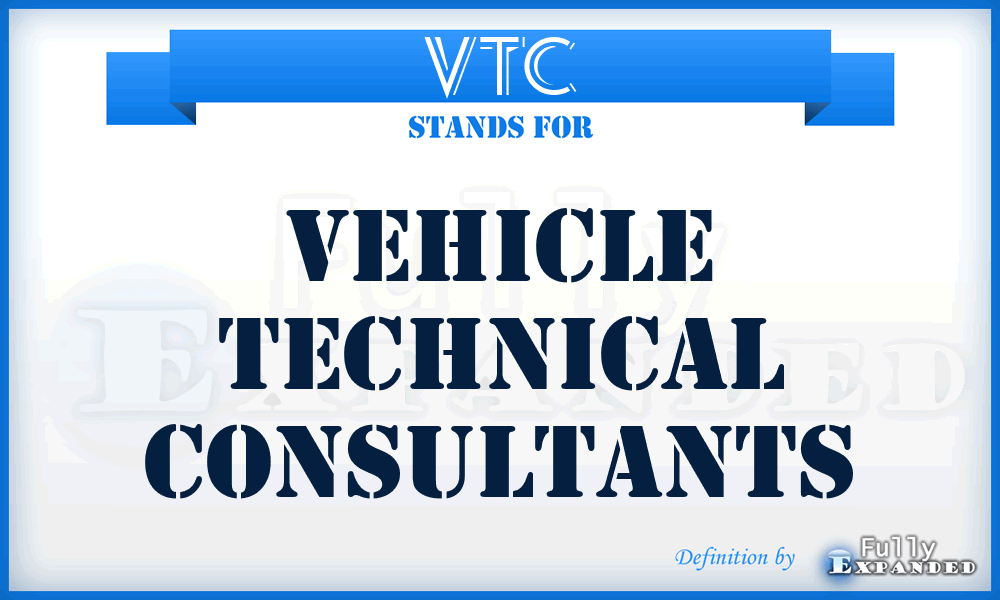 VTC - Vehicle Technical Consultants