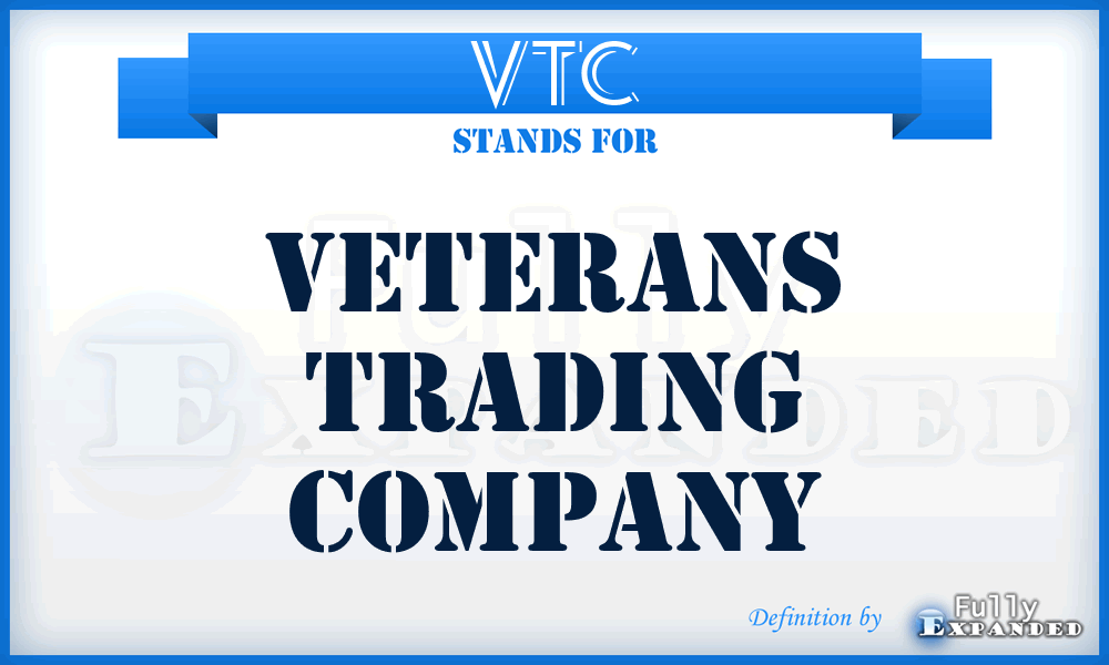 VTC - Veterans Trading Company