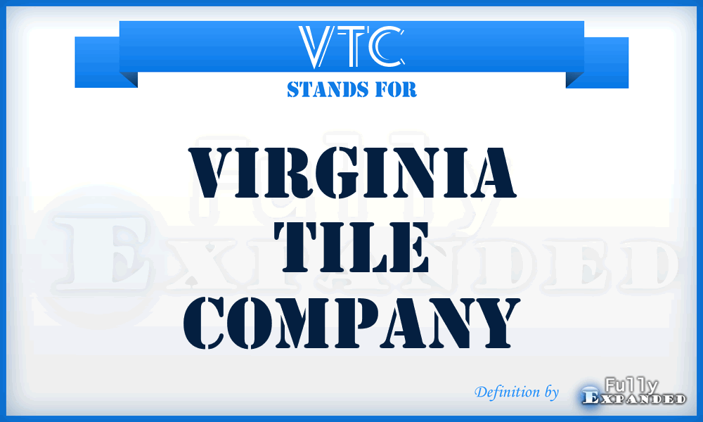 VTC - Virginia Tile Company