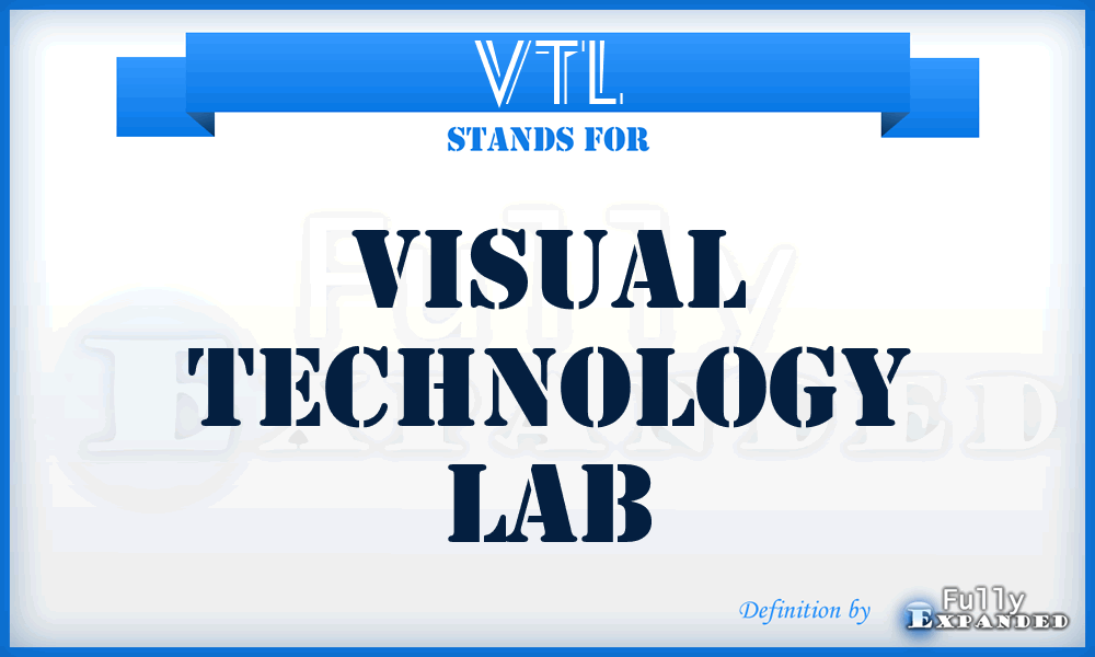 VTL - Visual Technology Lab