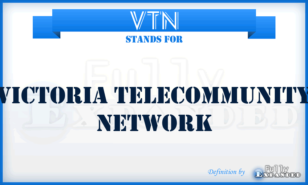 VTN - Victoria Telecommunity Network