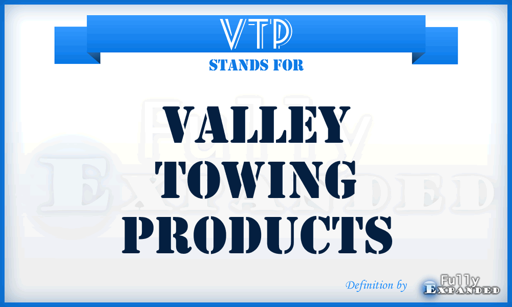 VTP - Valley Towing Products