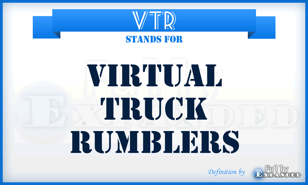 VTR - Virtual Truck Rumblers