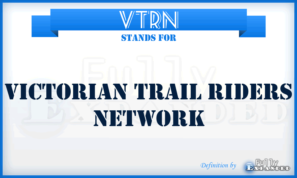 VTRN - Victorian Trail Riders Network