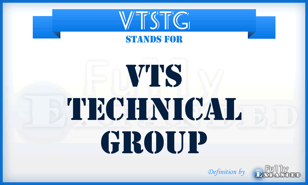 VTSTG - VTS Technical Group