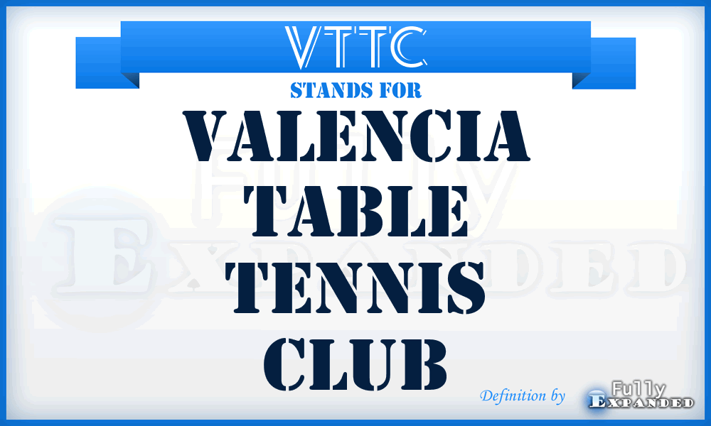 VTTC - Valencia Table Tennis Club