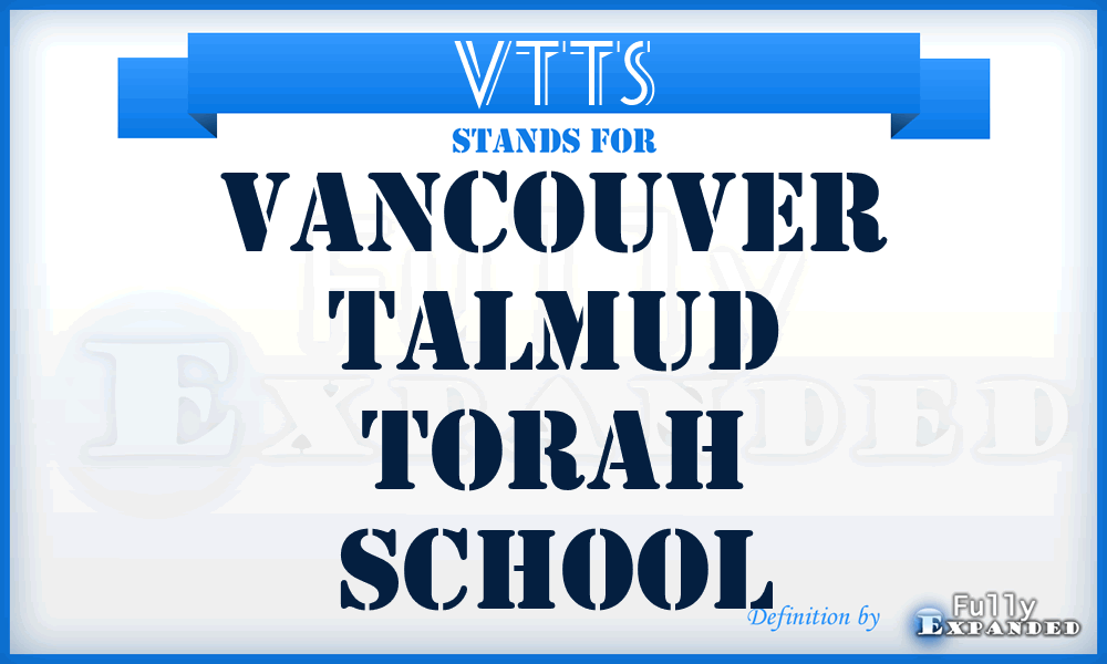 VTTS - Vancouver Talmud Torah School