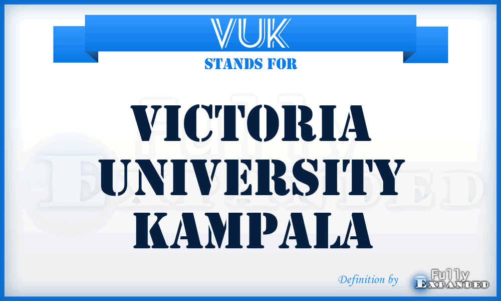 VUK - Victoria University Kampala