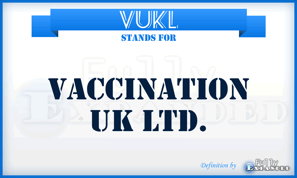 VUKL - Vaccination UK Ltd.