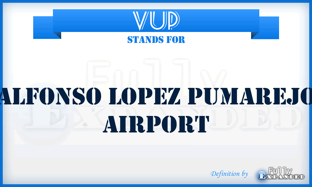 VUP - Alfonso Lopez Pumarejo airport
