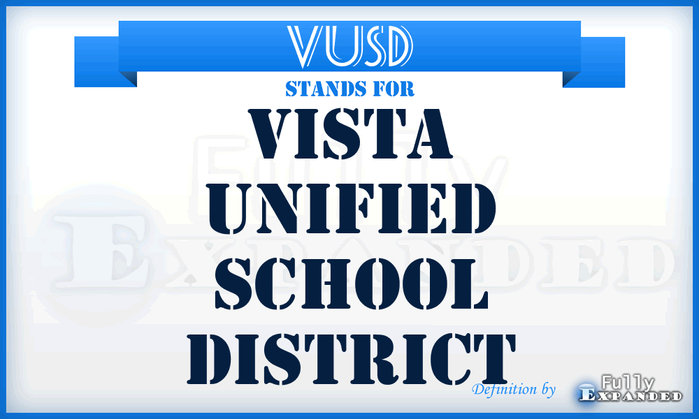 VUSD - Vista Unified School District