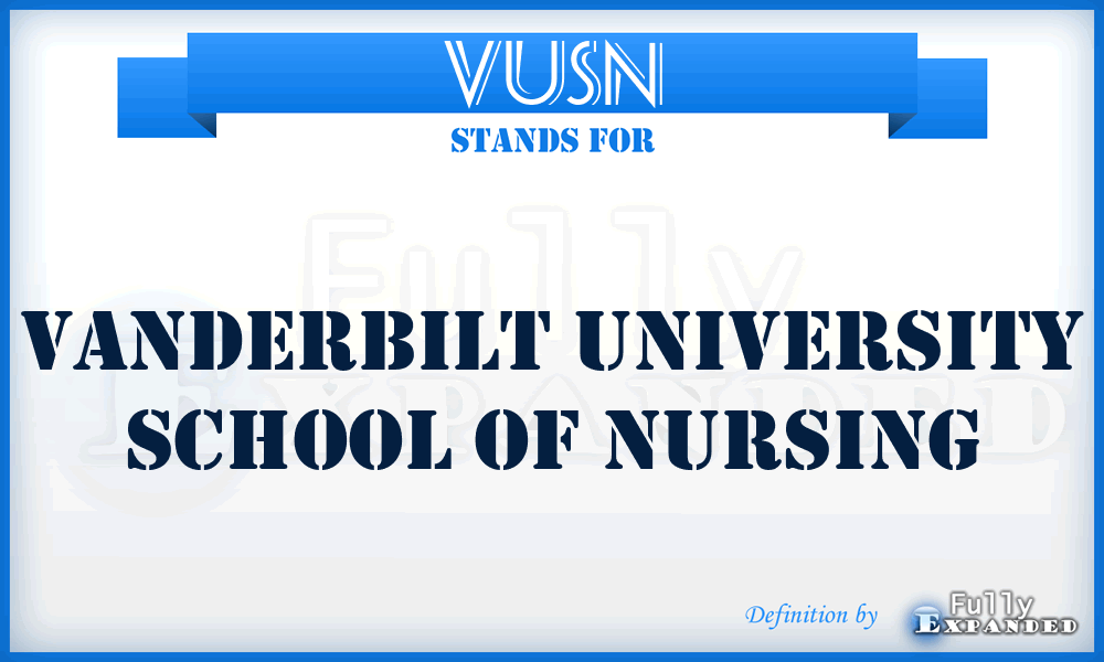 VUSN - Vanderbilt University School of Nursing