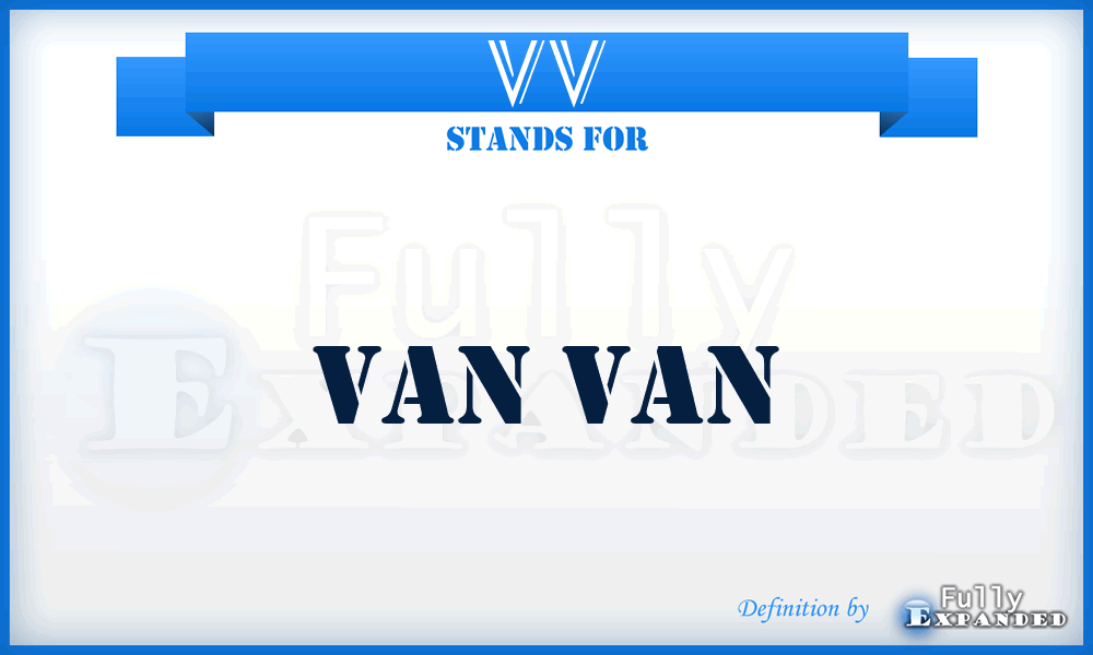 VV - Van Van