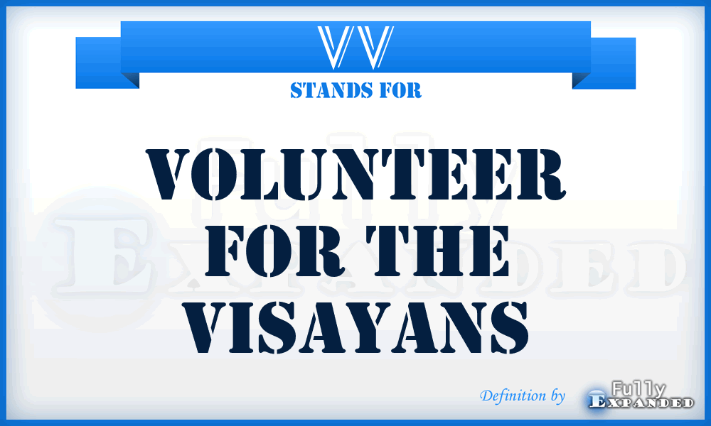 VV - Volunteer for the Visayans