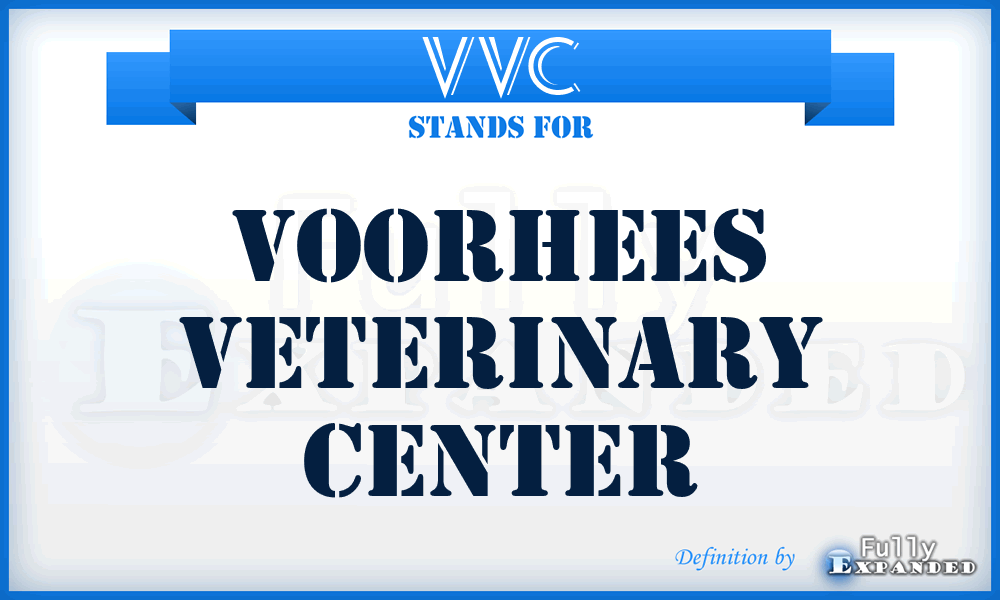 VVC - Voorhees Veterinary Center