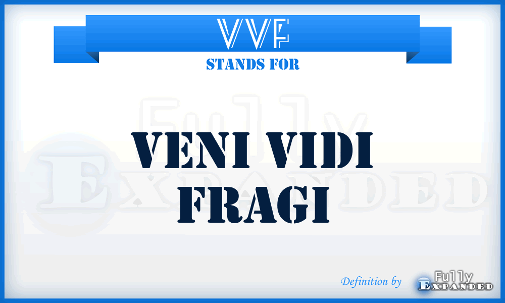 VVF - Veni Vidi Fragi