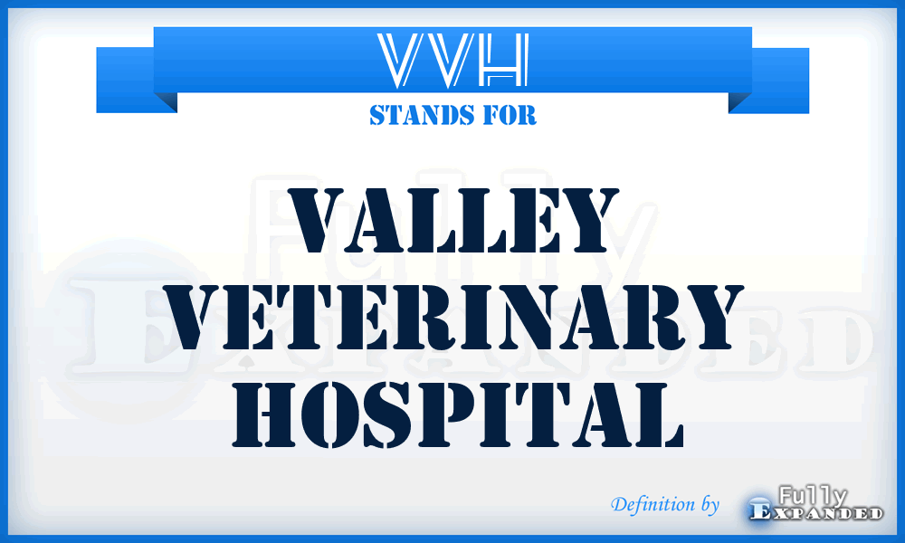 VVH - Valley Veterinary Hospital