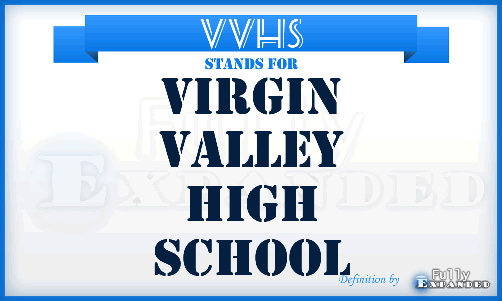 VVHS - Virgin Valley High School