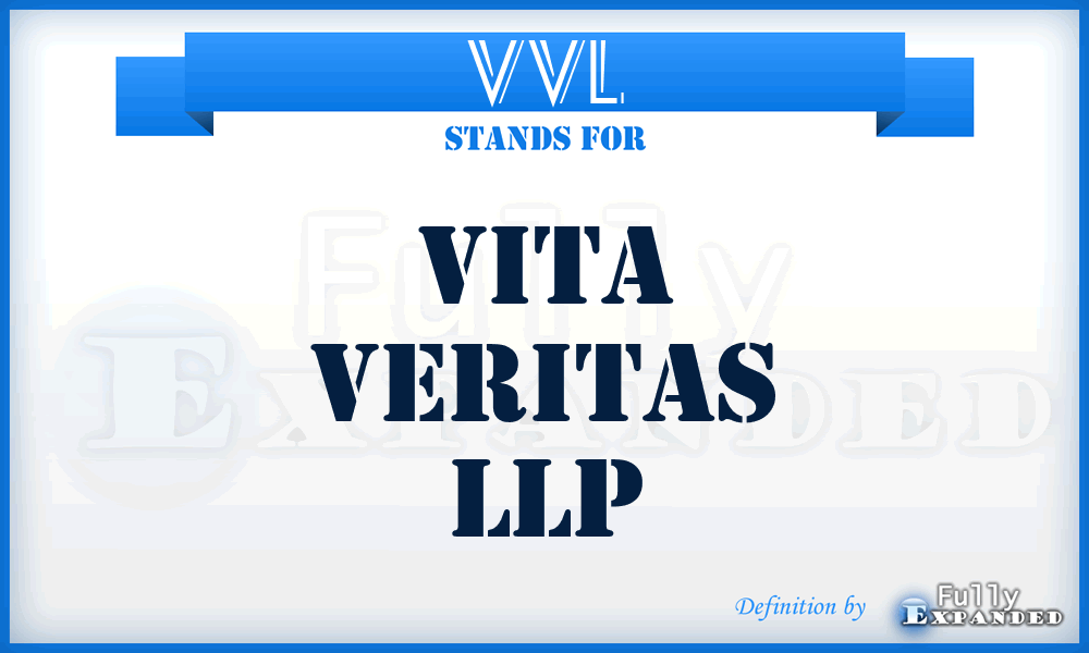 VVL - Vita Veritas LLP