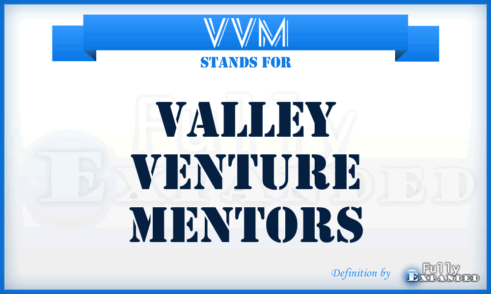 VVM - Valley Venture Mentors