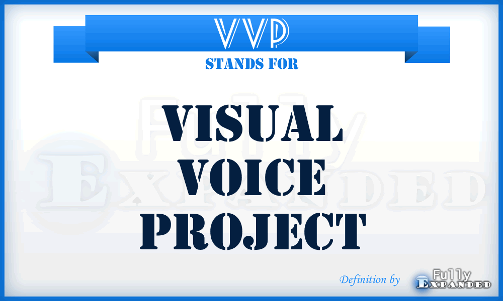 VVP - Visual Voice Project