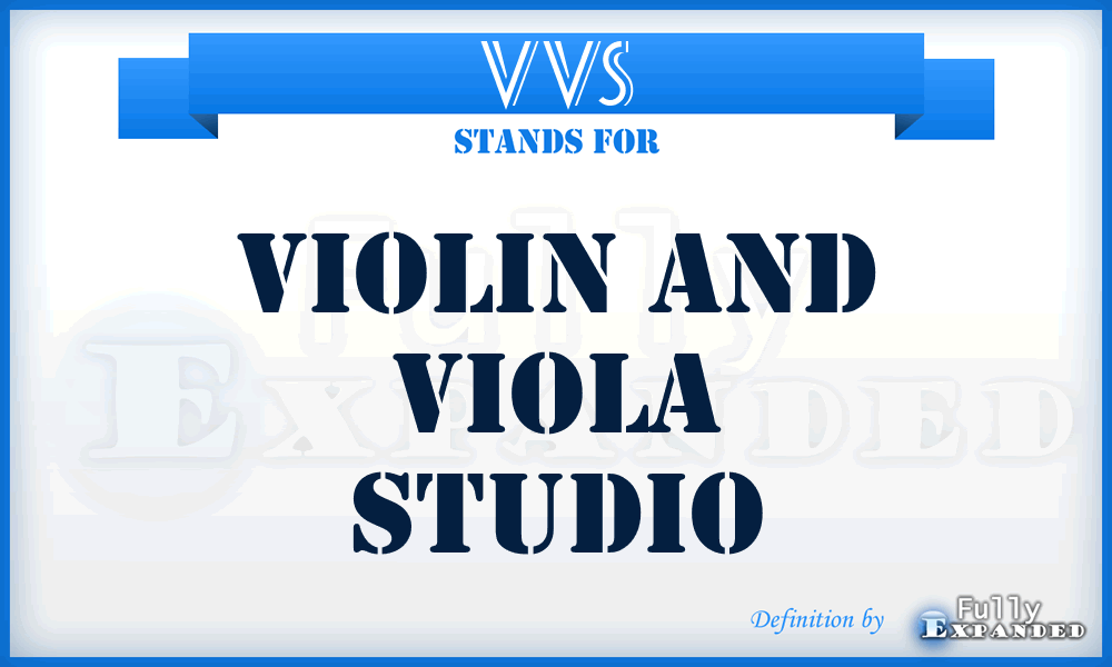 VVS - Violin and Viola Studio