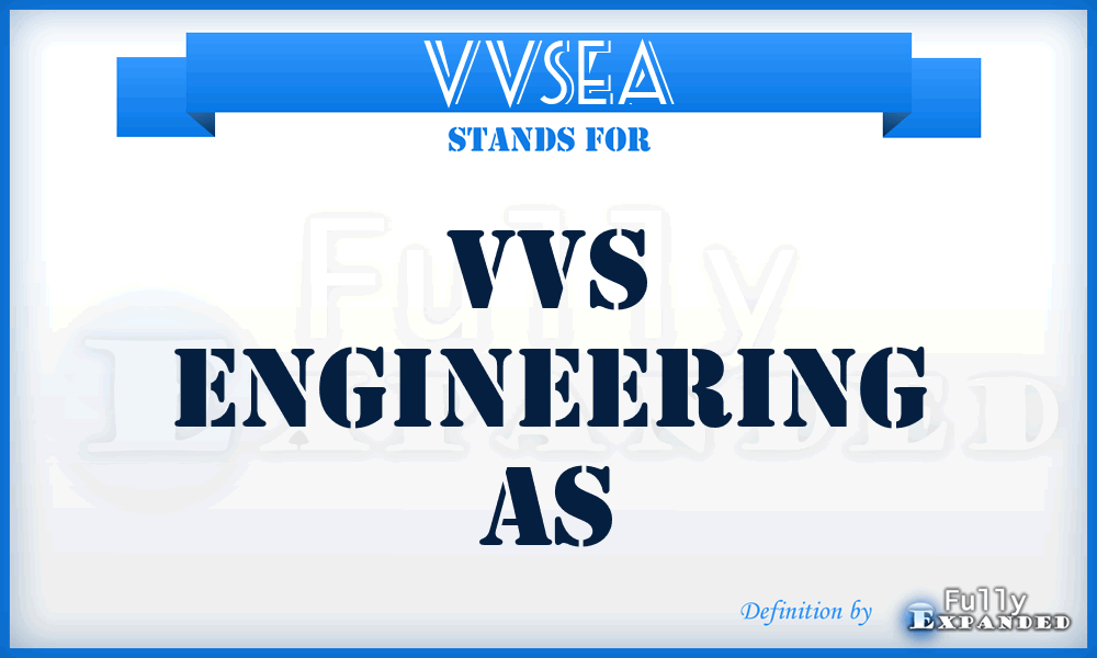 VVSEA - VVS Engineering As