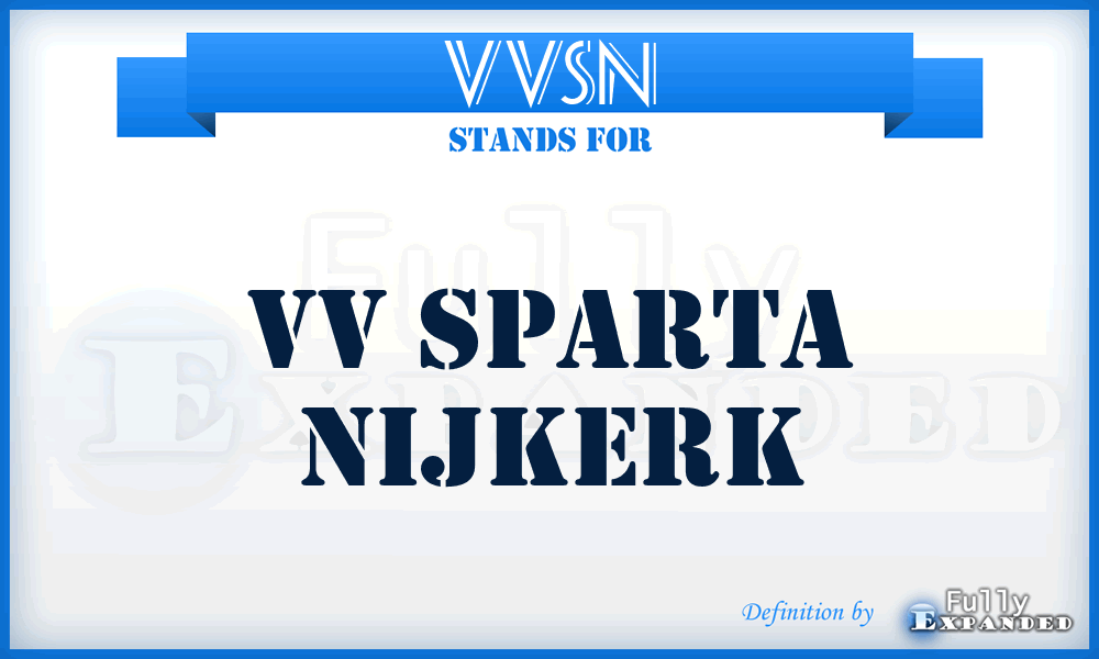 VVSN - VV Sparta Nijkerk